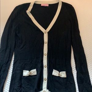 Lilly Pulitzer black/white cardigan